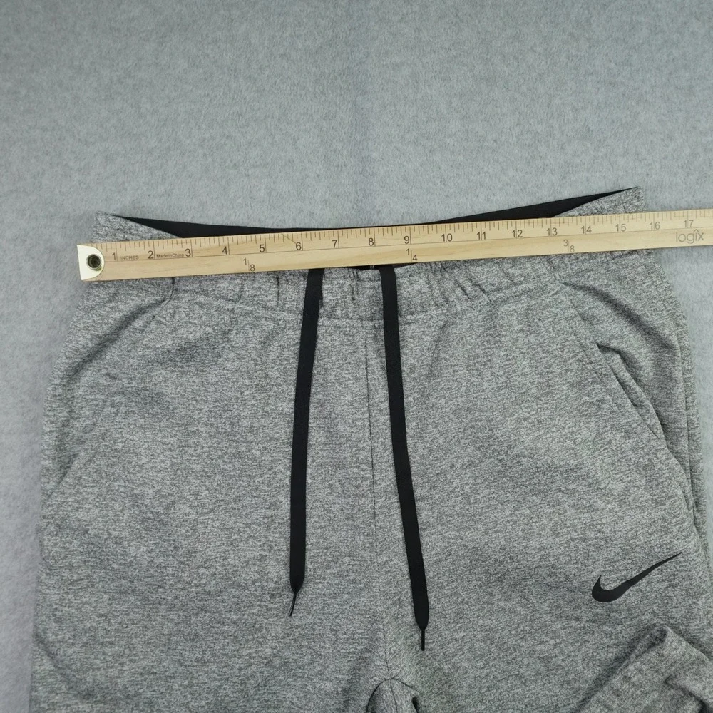 Nike Pants Mens Medium Gray Therma-Fit Athletic Sweatpants Fleece
